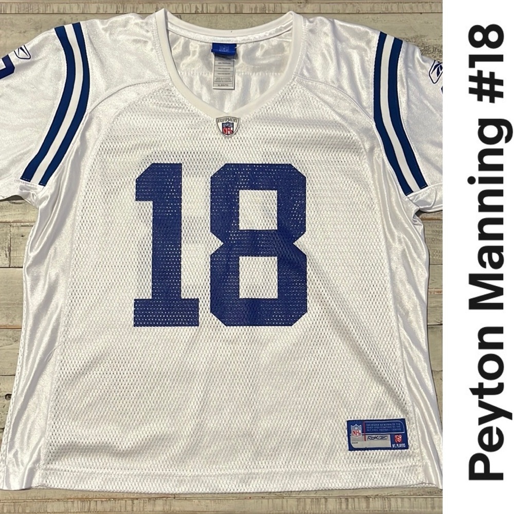Peyton Manning Indianapolis Colts Reebok Football‎ Jersey Woman’s XL